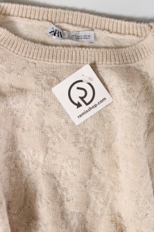 Γυναικείο πουλόβερ Zara, Μέγεθος S, Χρώμα Εκρού, Τιμή 7,18 €
