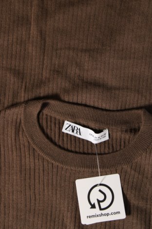 Damski sweter Zara, Rozmiar XL, Kolor Brązowy, Cena 50,95 zł