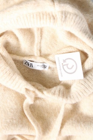 Дамски пуловер Zara, Размер XS, Цвят Бежов, Цена 14,04 лв.
