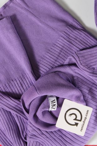 Pulover de femei Zara, Mărime S, Culoare Mov, Preț 40,86 Lei