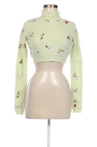 Pulover de femei Zara, Mărime S, Culoare Verde, Preț 46,19 Lei