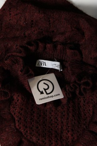 Pulover de femei Zara, Mărime M, Culoare Roșu, Preț 46,19 Lei