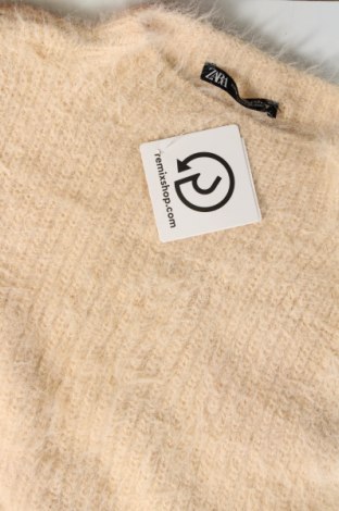 Pulover de femei Zara, Mărime M, Culoare Bej, Preț 19,54 Lei