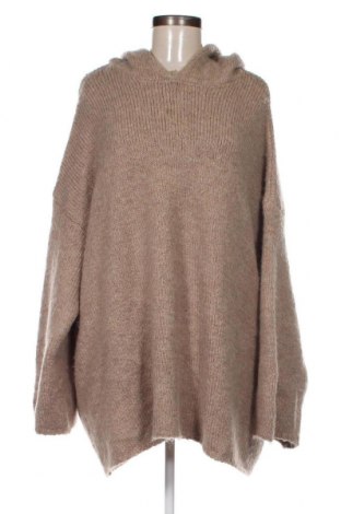 Дамски пуловер Zara, Размер L, Цвят Кафяв, Цена 14,04 лв.