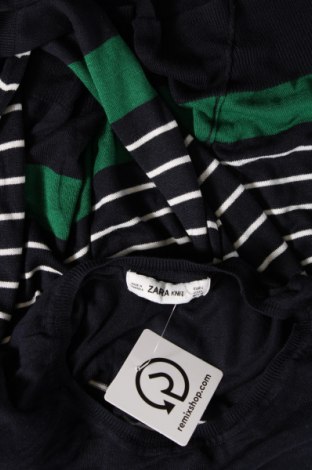 Dámský svetr Zara Knitwear, Velikost L, Barva Modrá, Cena  174,00 Kč