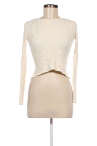 Дамски пуловер Zara Knitwear, Размер S, Цвят Екрю, Цена 27,00 лв.