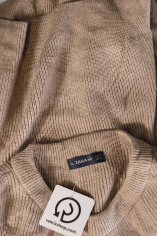 Дамски пуловер Zara Knitwear, Размер S, Цвят Бежов, Цена 13,23 лв.