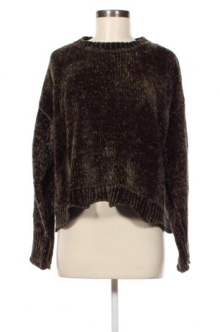 Дамски пуловер Zara Knitwear, Размер M, Цвят Зелен, Цена 12,42 лв.