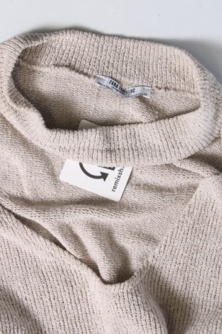 Дамски пуловер Zara Trafaluc, Размер M, Цвят Сив, Цена 44,33 лв.