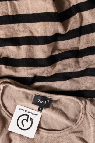 Дамски пуловер Zizzi, Размер S, Цвят Кафяв, Цена 23,52 лв.
