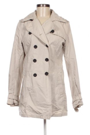 Damen Trench Coat H&M L.O.G.G., Größe M, Farbe Ecru, Preis € 20,88