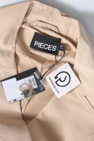 Dámsky prechodný kabát  Pieces, Veľkosť XS, Farba Béžová, Cena  19,48 €