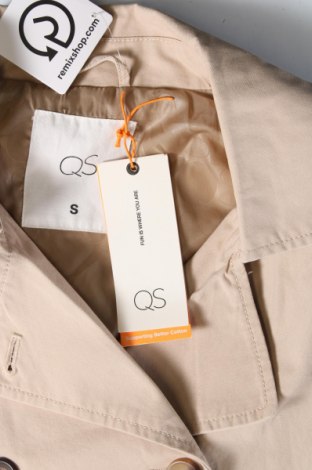Damen Trenchcoat Q/S by S.Oliver, Größe S, Farbe Beige, Preis 24,74 €