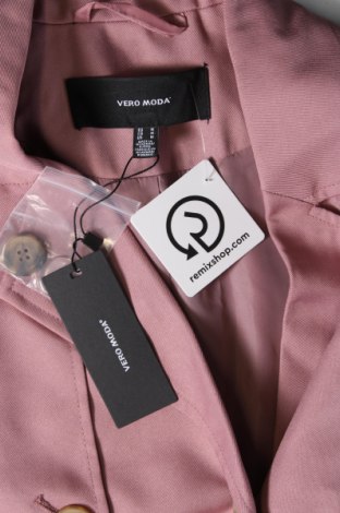 Damen Trench Coat Vero Moda, Größe M, Farbe Rosa, Preis € 11,13