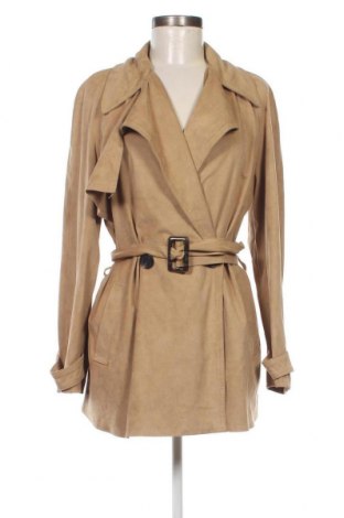 Дамски шлифер Zara, Размер L, Цвят Бежов, Цена 21,45 лв.