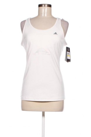 Γυναίκειο αθλητικό τοπ Adidas, Μέγεθος XL, Χρώμα Λευκό, Τιμή 19,85 €