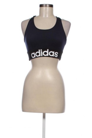 Damen Sporttop Adidas, Größe S, Farbe Blau, Preis 17,39 €
