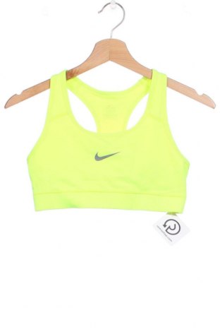Дамски спортен топ Nike, Размер S, Цвят Зелен, Цена 20,40 лв.
