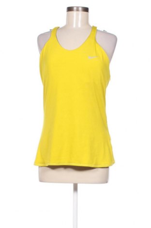 Γυναίκειο αθλητικό τοπ Nike, Μέγεθος XL, Χρώμα Κίτρινο, Τιμή 20,82 €