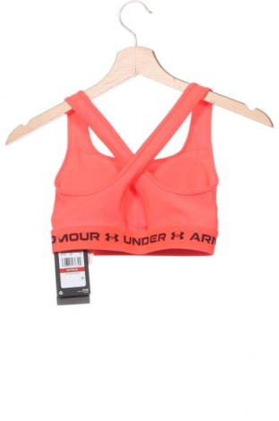 Damen Sporttop Under Armour, Größe XS, Farbe Orange, Preis 19,85 €