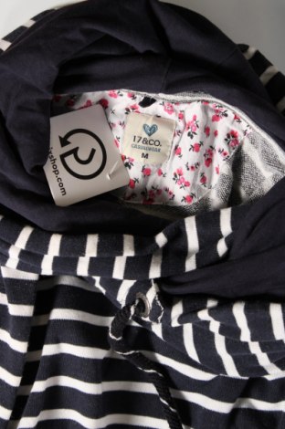 Damen Sweatshirt 17 & Co., Größe M, Farbe Blau, Preis 6,05 €