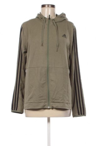 Γυναικείο φούτερ Adidas, Μέγεθος L, Χρώμα Πράσινο, Τιμή 26,72 €