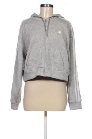 Γυναικείο φούτερ Adidas, Μέγεθος S, Χρώμα Γκρί, Τιμή 27,84 €