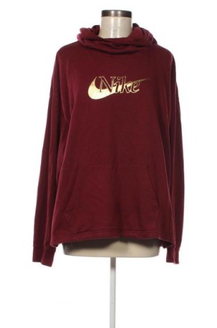 Γυναικείο φούτερ Nike, Μέγεθος XXL, Χρώμα Κόκκινο, Τιμή 25,24 €