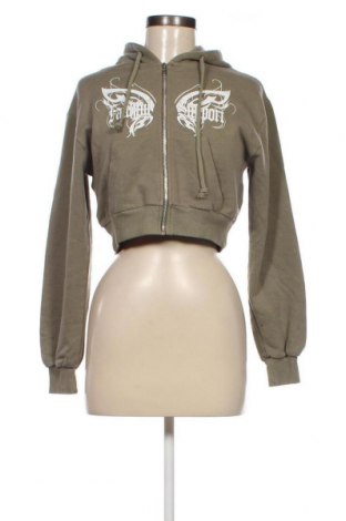 Damen Sweatshirt Pull&Bear, Größe XS, Farbe Grün, Preis € 18,49