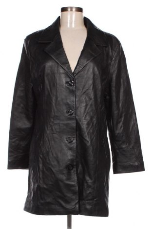 Γυναικείο δερμάτινο μπουφάν, Μέγεθος 3XL, Χρώμα Μαύρο, Τιμή 52,95 €