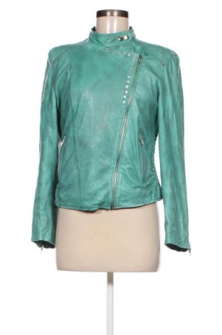 Damen Lederjacke, Größe M, Farbe Grün, Preis € 44,68