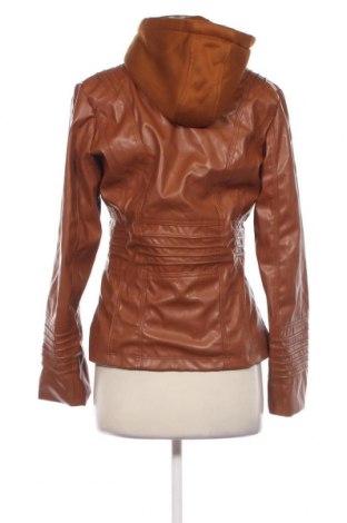 Damen Lederjacke, Größe S, Farbe Beige, Preis 15,35 €
