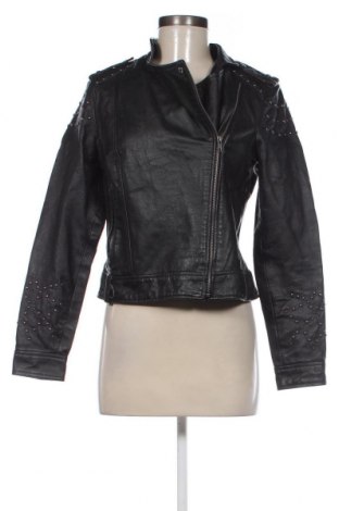 Damen Lederjacke, Größe M, Farbe Schwarz, Preis 13,53 €