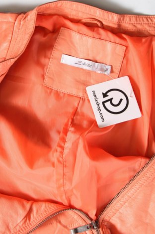 Γυναικείο δερμάτινο μπουφάν 2 Biz, Μέγεθος M, Χρώμα Πορτοκαλί, Τιμή 30,31 €