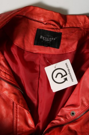 Damen Lederjacke Bexleys, Größe L, Farbe Rot, Preis 20,35 €