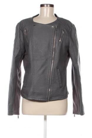 Γυναικείο δερμάτινο μπουφάν Calvin Klein, Μέγεθος XL, Χρώμα Γκρί, Τιμή 76,27 €