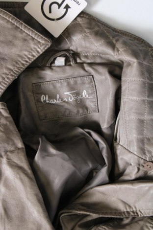 Dámská kožená bunda  Charles Vogele, Velikost S, Barva Béžová, Cena  351,00 Kč