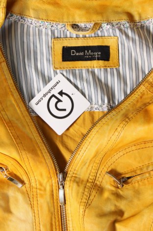 Dámska kožená bunda  David Mare, Veľkosť XL, Farba Žltá, Cena  115,33 €