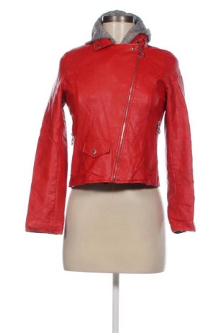 Γυναικείο δερμάτινο μπουφάν Elsy, Μέγεθος M, Χρώμα Κόκκινο, Τιμή 13,53 €