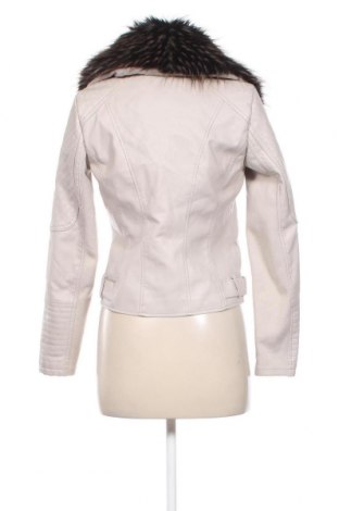 Γυναικείο δερμάτινο μπουφάν F&F, Μέγεθος S, Χρώμα  Μπέζ, Τιμή 30,10 €