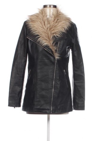 Дамско кожено яке Gate Woman, Размер M, Цвят Черен, Цена 29,40 лв.