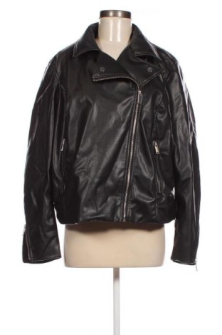 Dámska kožená bunda  H&M, Veľkosť XXL, Farba Čierna, Cena  27,78 €