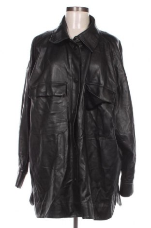 Geacă de piele pentru femei H&M, Mărime XL, Culoare Negru, Preț 96,71 Lei