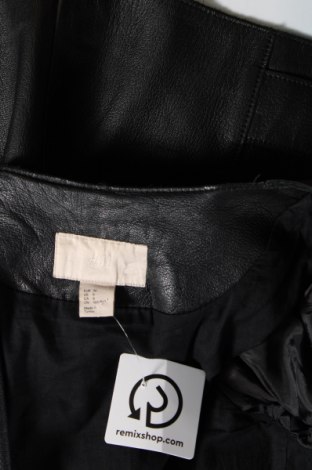 Dámska kožená bunda  H&M, Veľkosť S, Farba Čierna, Cena  54,73 €