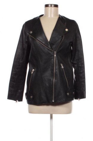 Γυναικείο δερμάτινο μπουφάν H&M, Μέγεθος S, Χρώμα Μαύρο, Τιμή 42,69 €