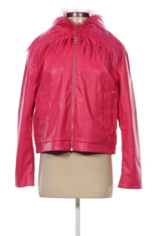 Dámska kožená bunda  H&M Divided, Veľkosť S, Farba Ružová, Cena  16,25 €