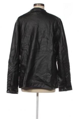 Γυναικείο δερμάτινο μπουφάν Janina, Μέγεθος XL, Χρώμα Μαύρο, Τιμή 18,19 €
