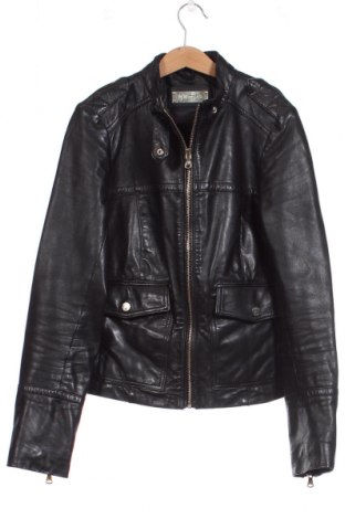 Dámska kožená bunda  Massimo Dutti, Veľkosť XS, Farba Čierna, Cena  86,78 €
