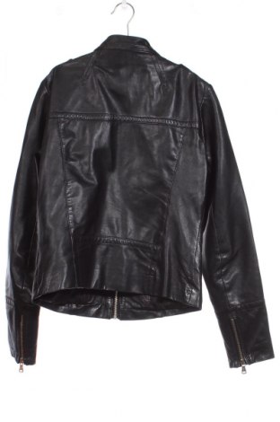 Γυναικείο δερμάτινο μπουφάν Massimo Dutti, Μέγεθος XS, Χρώμα Μαύρο, Τιμή 90,25 €