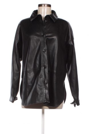 Dámska kožená bunda  Monki, Veľkosť XL, Farba Čierna, Cena  16,59 €